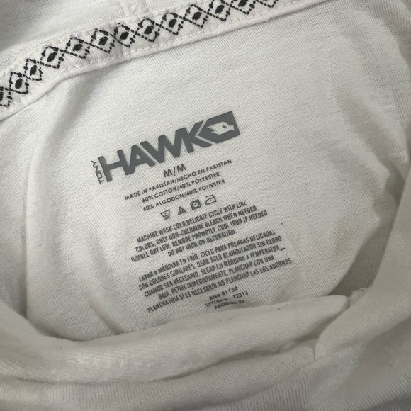 Tony Hawk Skateboarding hoodie tee shirt size M no hood string - Picture 5 of 6